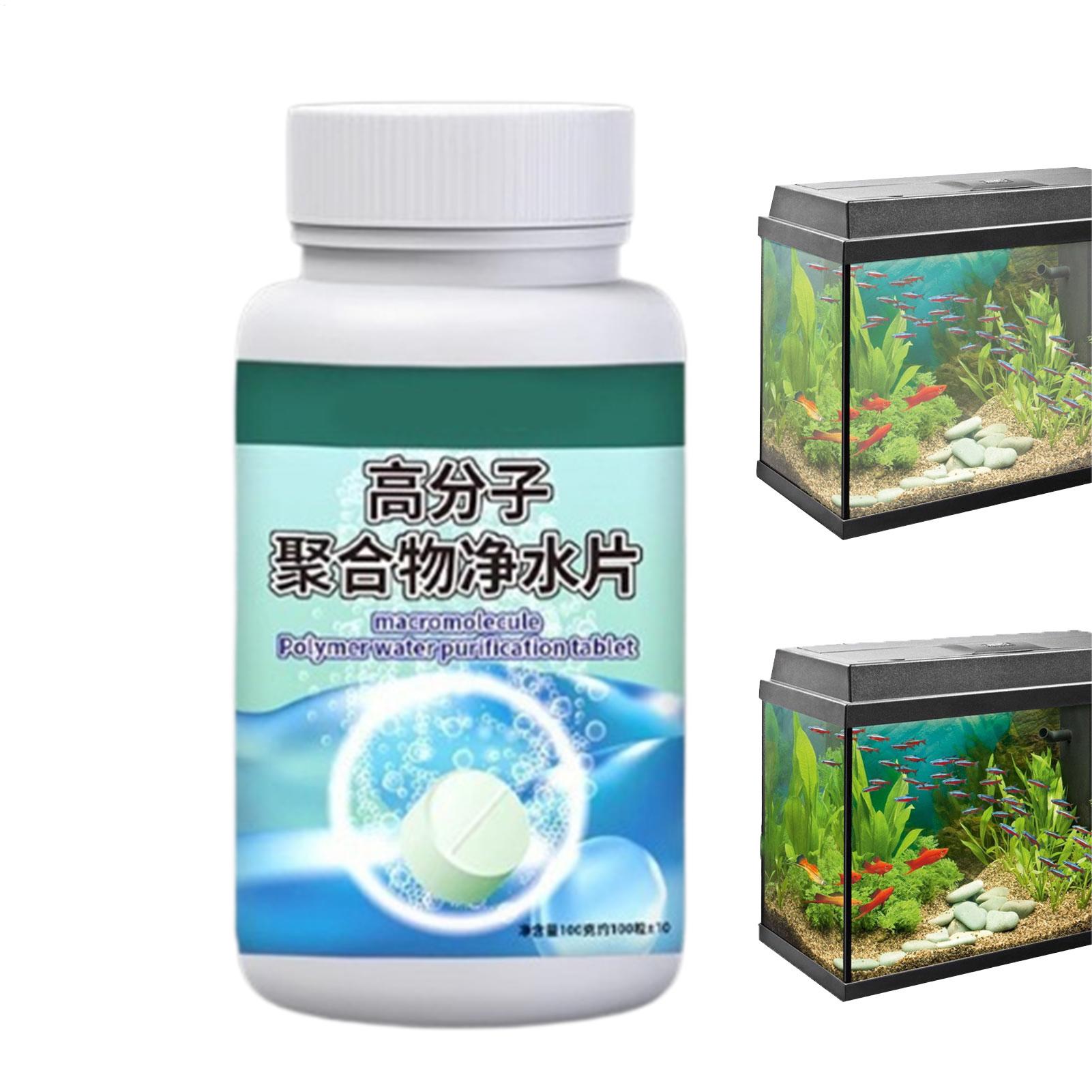 Water Dish Reptile - ยาเม็ดกำจัดตะไคร่น้ำในตู้ปลา ยาทำความสะอาดน้ำ สำหรับน้ำพุ ปลากัด กุ้ง เต่า