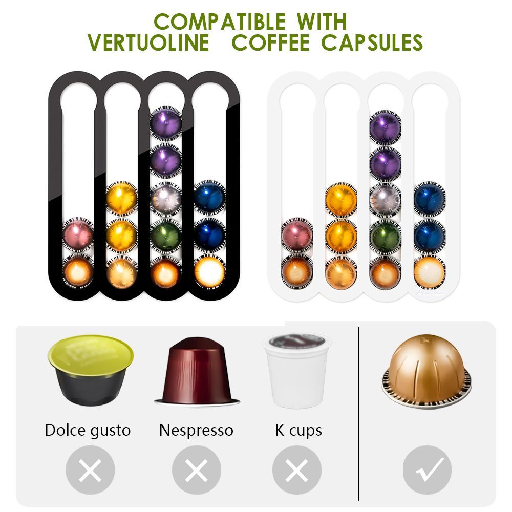 Ceramic Tile Floor - วัสดุอะคริลิก VERTUOLINE พร้อมแม่เหล็ก, ตู้เก็บแคปซูลกาแฟ, กระเบื้องเซรามิก, ที่เก็บของติดผนังห้องรับประทานอาหาร