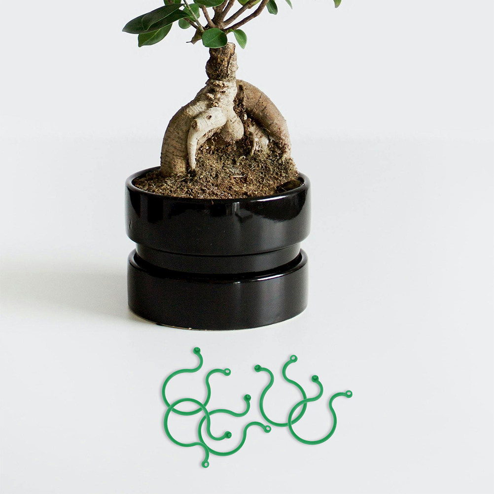 Vine Climbing Plastic - คลิปหนีบต้นไม้สำหรับสวน 200 ชิ้น คลิปพลาสติกสำหรับยึดก้านมะเขือเทศ ที่หนีบก้านสำหรับพืชเลื้อย คลิปหนีบผัก