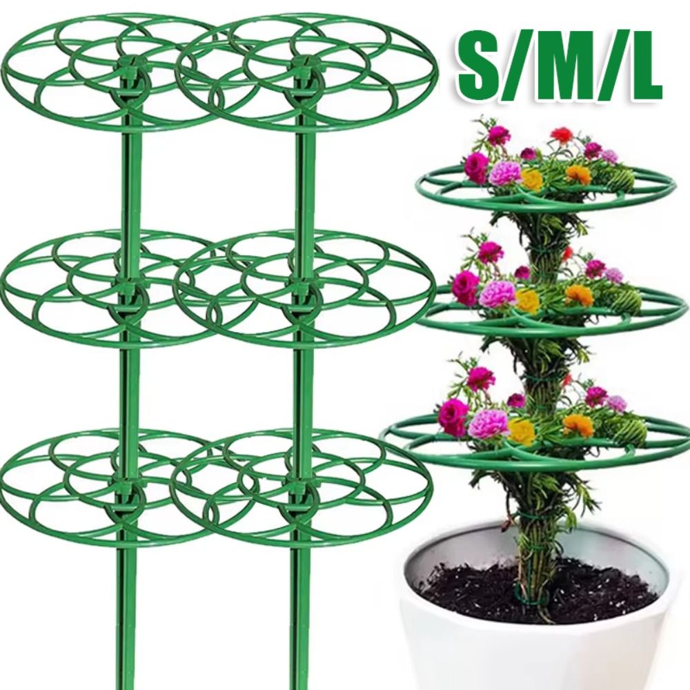 Vine Climbing Plastic - โครงพยุงต้นไม้พลาสติกแบบซ้อนได้ ขนาด S/M/L สำหรับบอนไซ ต้นไม้เลื้อย พร้อมอุปกรณ์ทำสวน