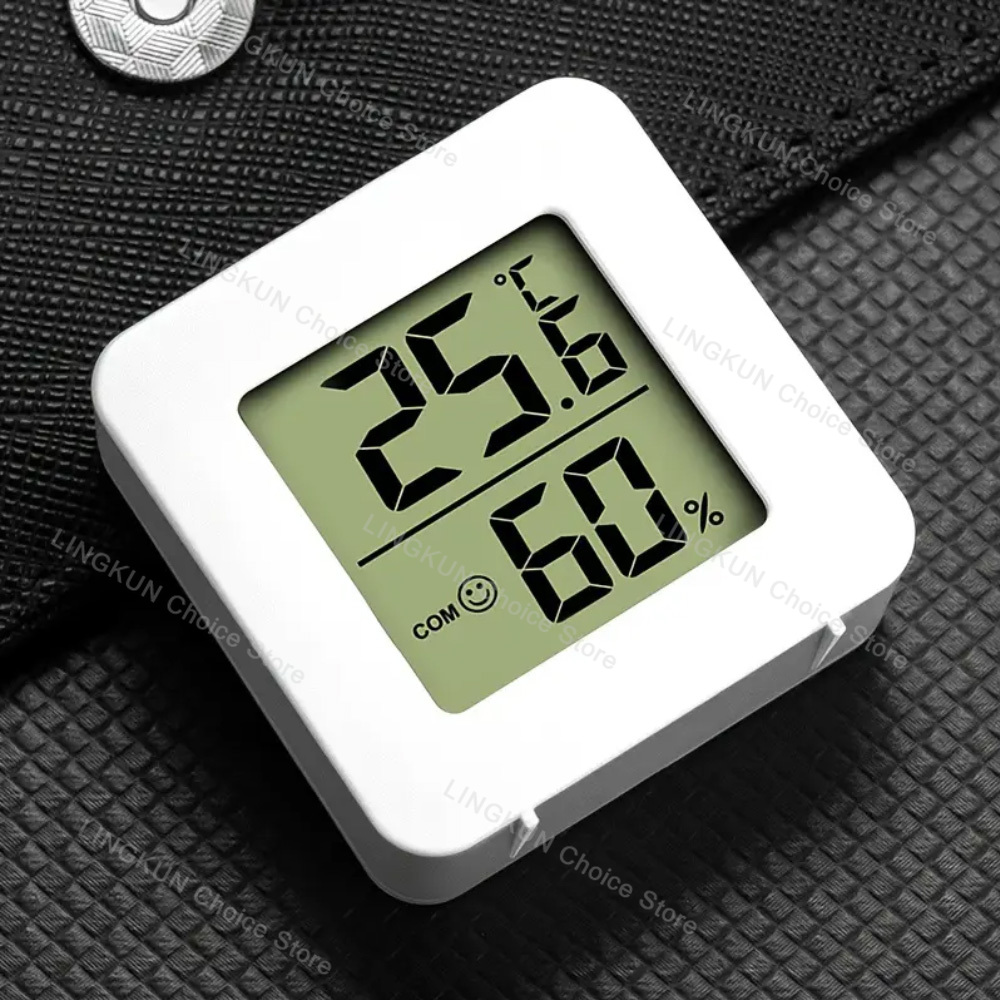 Digital Hygrometer Probe - อิเล็กทรอนิกส์อุณหภูมิความชื้นเมตรเซนเซอร์วัดสถานีอากาศสําหรับบ้าน ﻿ จอแอลซีดีดิจิตอลเทอร์โมมิเตอร์ไฮโกรมิเตอร์ห้องในร่ม