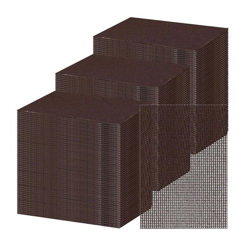 Screen Top Mesh - แผ่นตาข่ายขัดทำความสะอาดเตาแบบแบน A25F แพ็ค 100 ชิ้น ขนาด