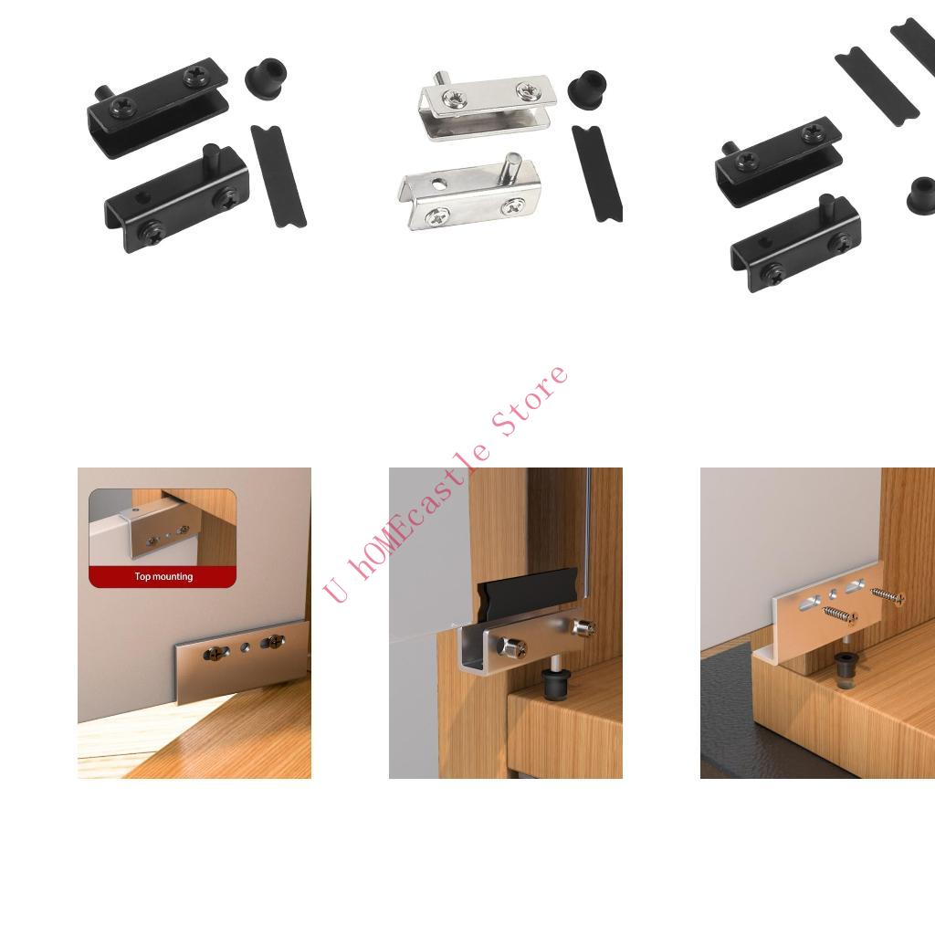 Glass Door Hinge - โซลูชันบานพับประตูกระจกหรูหรา 63HF เดือยกันสนิมสำหรับผู้สร้างบ้านตู้
