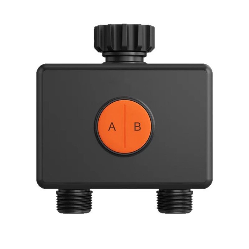 Timer Dual Outlet - วาล์วน้ำอัจฉริยะแบบคู่ AB66-IP65 รองรับ Zigbee 3.0 พร้อมระบบตั้งเวลาควบคุมการรดน้ำผ่านแอป