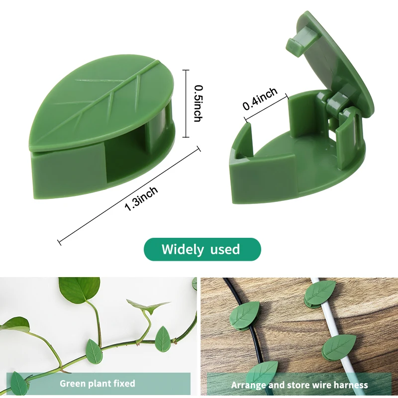 1-50 ชิ้นที่มองไม่เห็นพืชผนังอ - Vine Climbing Plastic บทวิจารณ์และราคา
