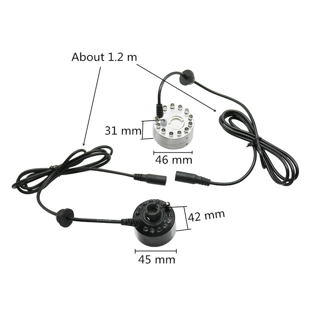 เครื่องพ่นหมอกไฟฟ้าหลากสีแบบอั - Terrarium Fogger Ultrasonic บทวิจารณ์และราคา