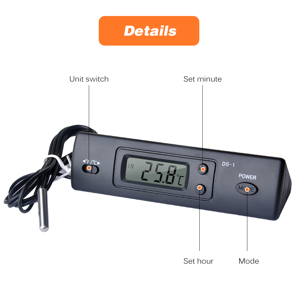 เครื่องวัดอุณหภูมิขนาดเล็กเครื - Digital Hygrometer Probe บทวิจารณ์และราคา