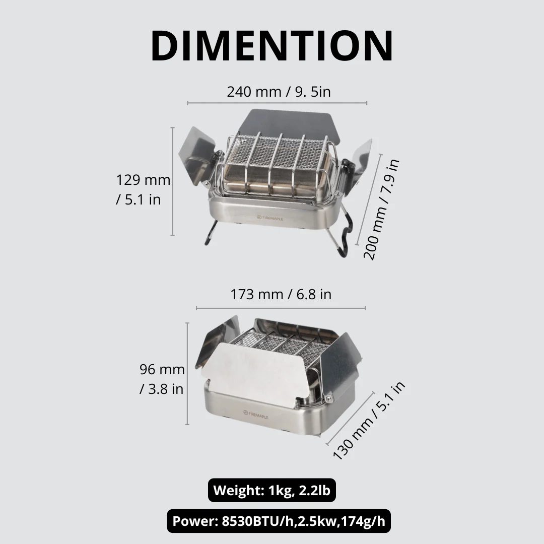Fire-Maple Sunflower X แก๊สเตา - Ceramic Heat Emitter บทวิจารณ์และราคา