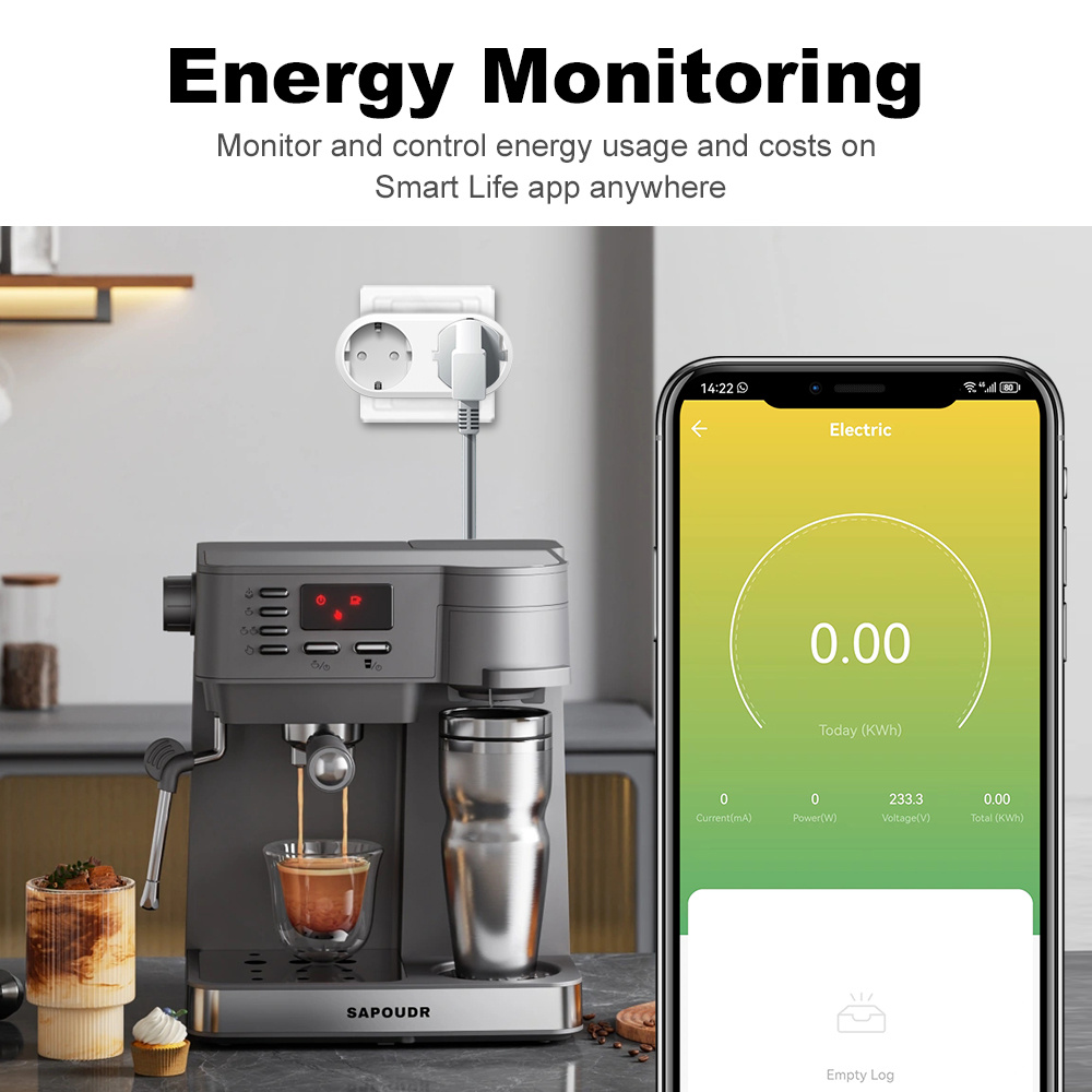 ปลั๊กไฟอัจฉริยะ WiFi แบบสองช่อ - Timer Dual Outlet บทวิจารณ์และราคา