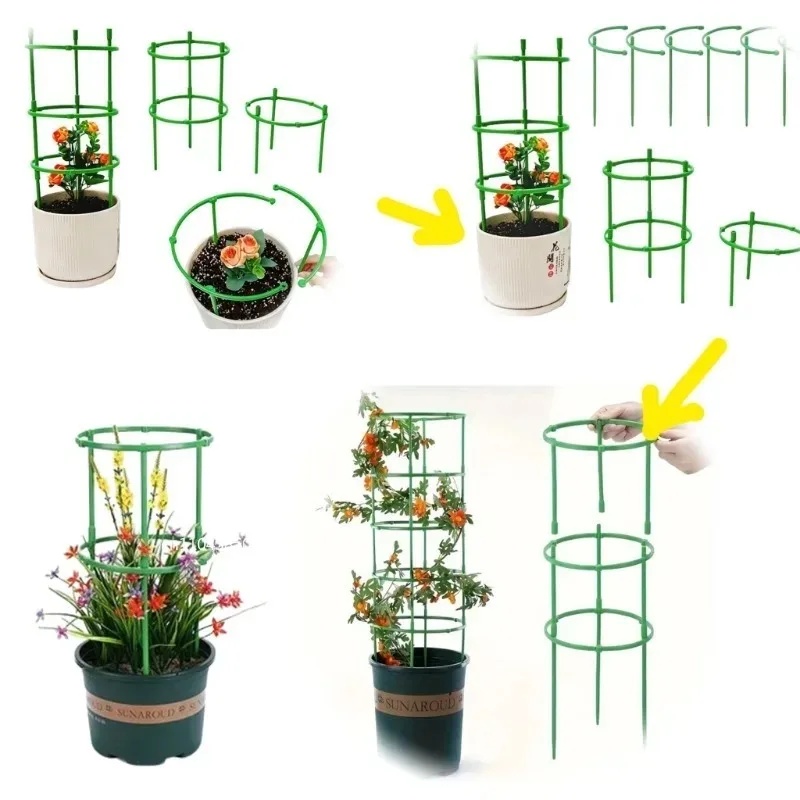 เสาค้ำต้นไม้ รูปทรงครึ่งวงกลม  - Vine Climbing Plastic บทวิจารณ์และราคา