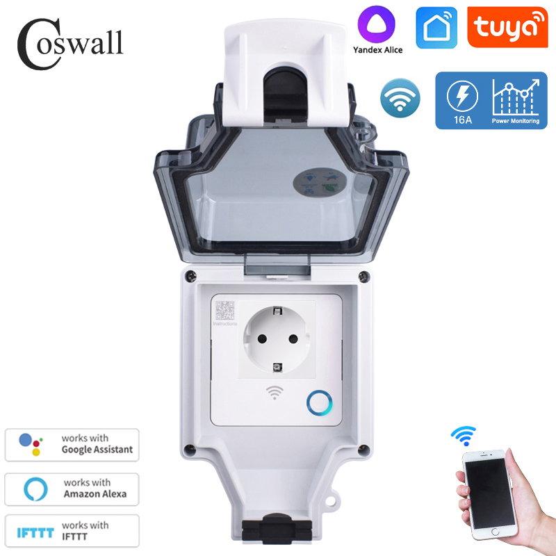 Coswall Tuya Wifi Yandex Alice - Timer Dual Outlet บทวิจารณ์และราคา