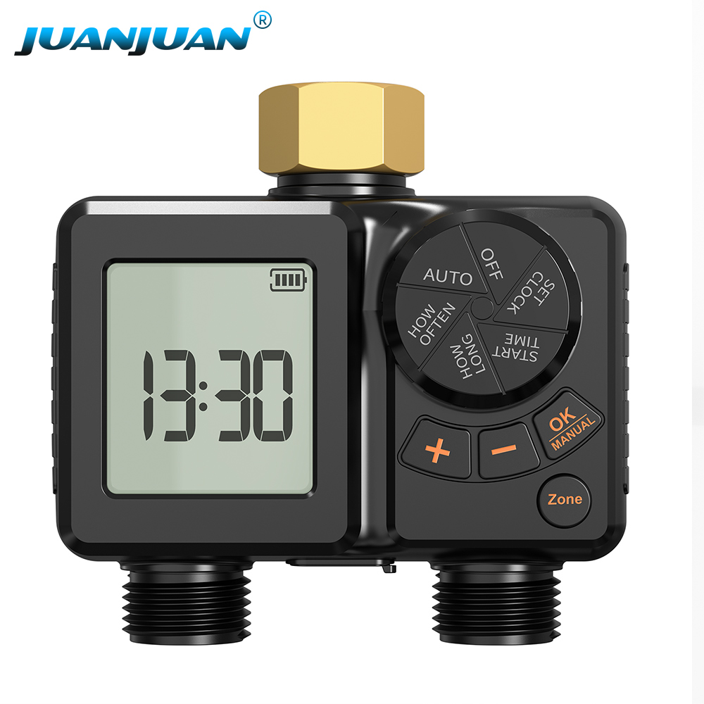 ระบบตั้งเวลาควบคุมการรดน้ำอัตโ - Timer Dual Outlet บทวิจารณ์และราคา