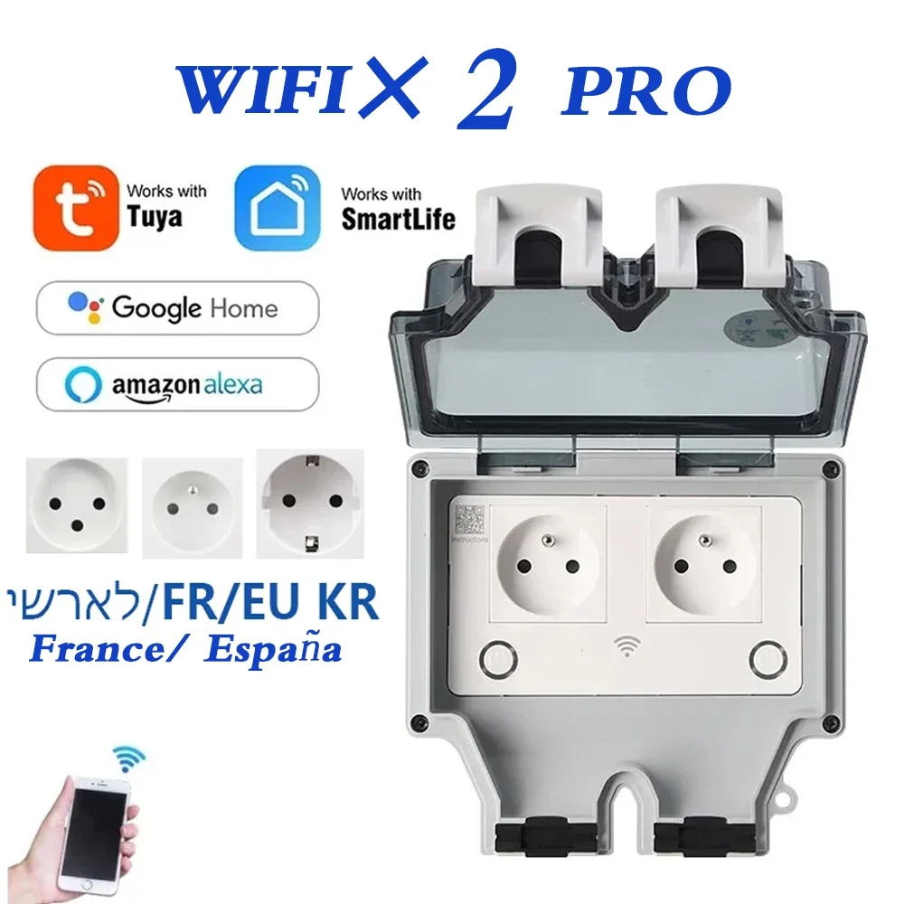 เต้ารับไฟฟ้ากันน้ำ Tuya สำหรับ - Timer Dual Outlet บทวิจารณ์และราคา
