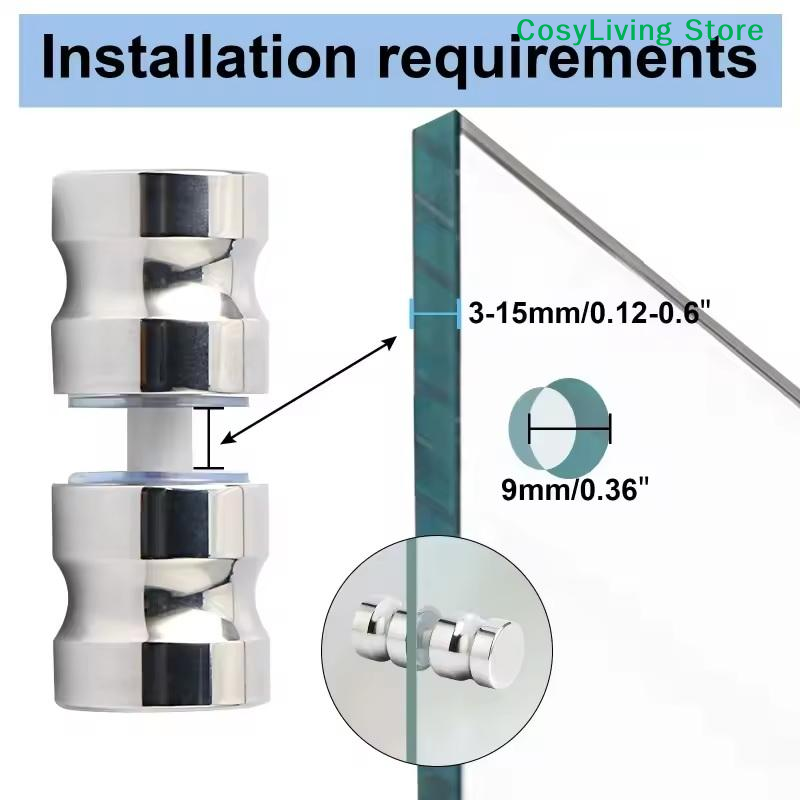 มือจับประตูกระจกห้องอาบน้ำแบบม - Glass Door Hinge บทวิจารณ์และราคา