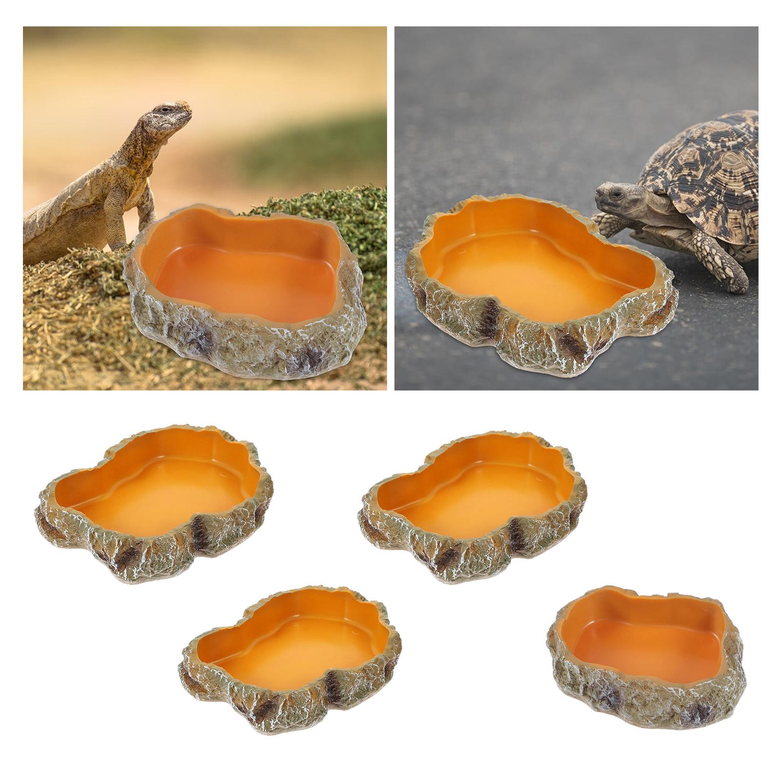 สัตว์เลื้อยคลานชามน้ําตกแต่ง T - Water Dish Reptile บทวิจารณ์และราคา